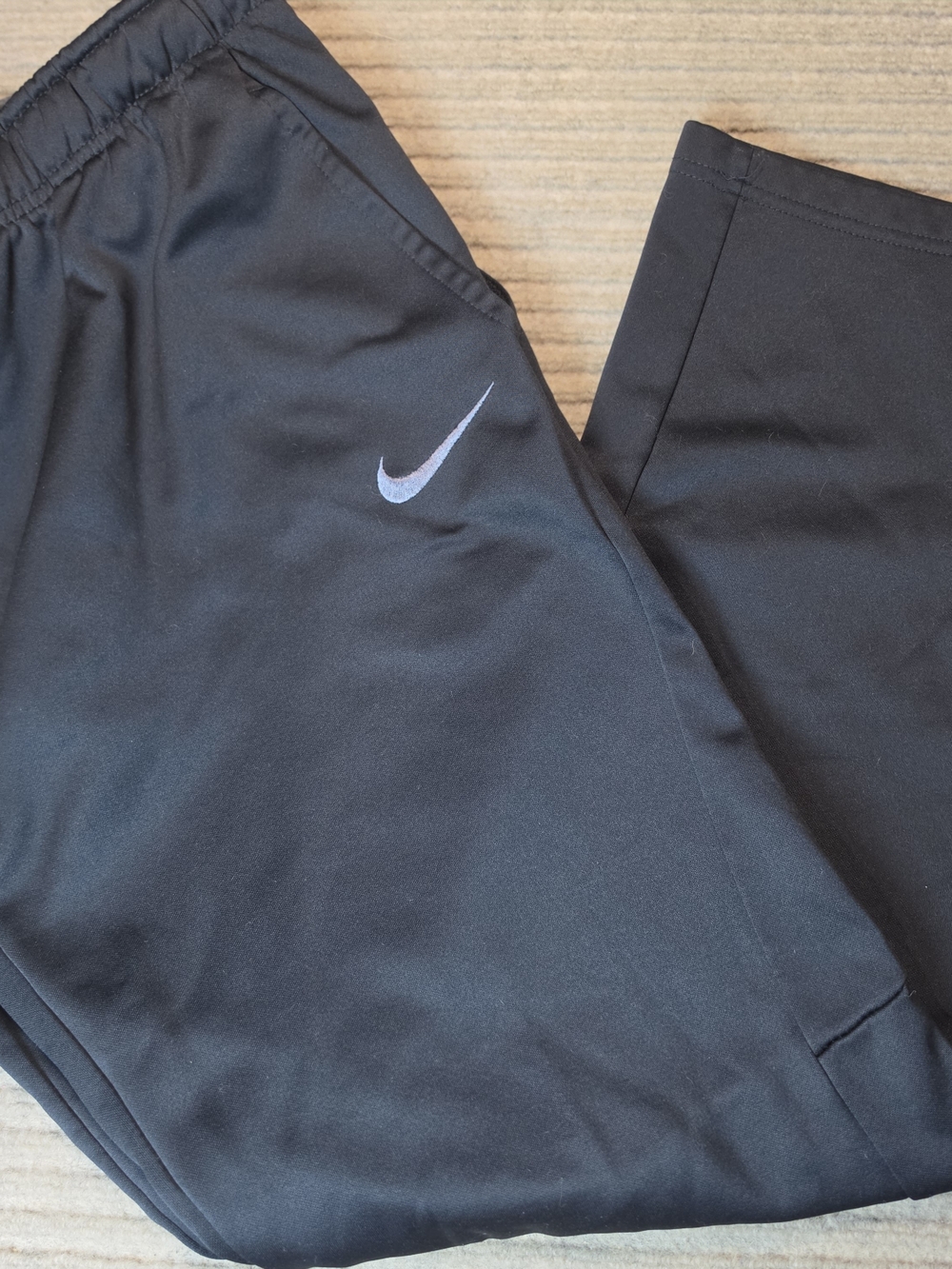 Nike Therma Fit Training Pants Mens Large Black Fleece Dri-Fit Straight